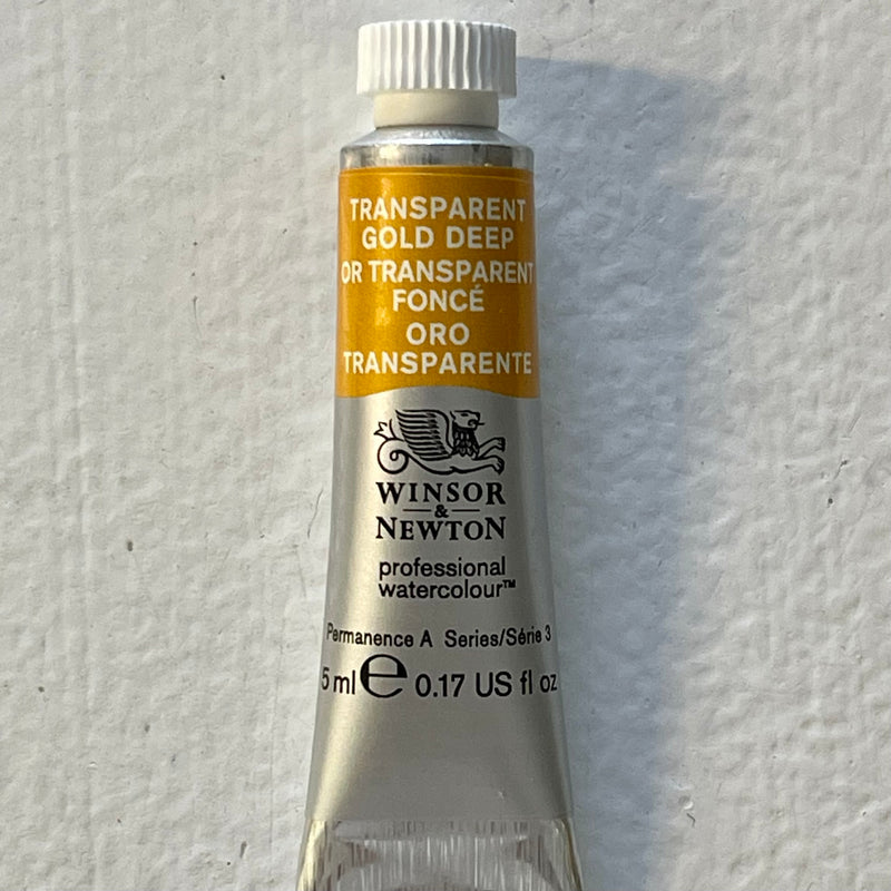 Winsor & Newton Professional Watercolour Transparent Gold Deep (Prev Quinacridone Gold) -Series 3 - 5ml tube (547) 