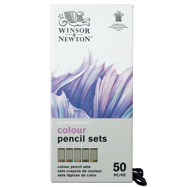 Winsor & Newton Studio Collection Pencil Collection - Set of 50 10X5 DRAWERS