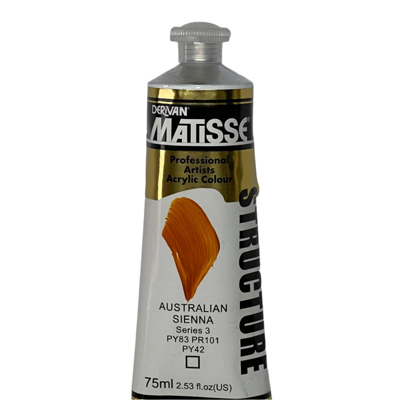 Matisse Structure Australian Sienna - Series 3 - 75ml tube