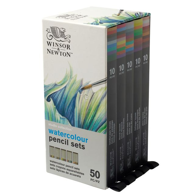 Winsor & Newton Studio Watercolour Pencil Drawers - set of 50 10 x 5 DRAWERS
