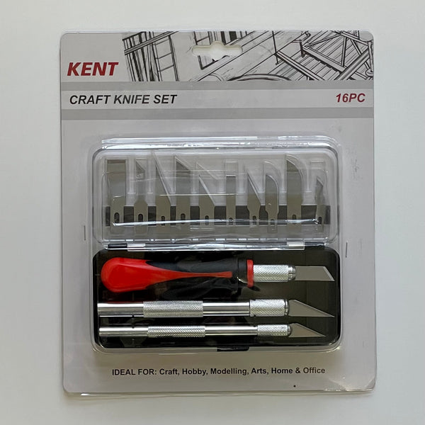 Kent Craft Knife Set - 16 Piece