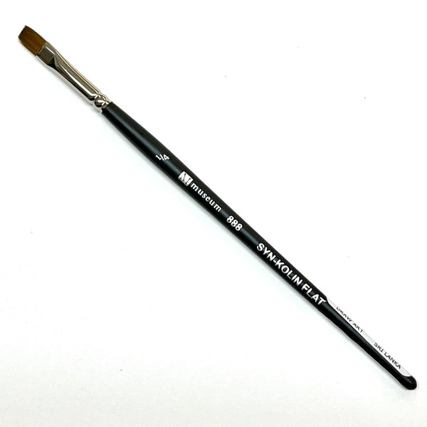 Museum S888 Syn-Kolin Flat Brush - 1/4"