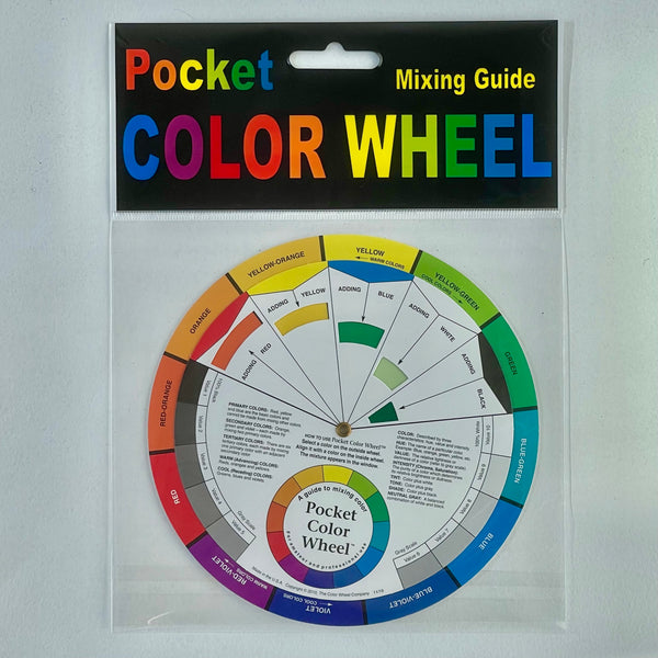 POCKET Artist Colour Wheel / Mixing Guide (135mm circle)