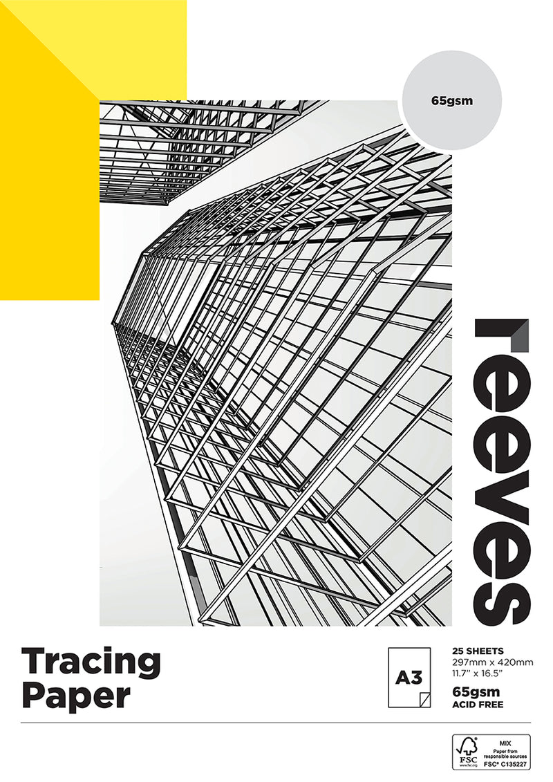 Reeves Tracing Pad A3 - 65gsm