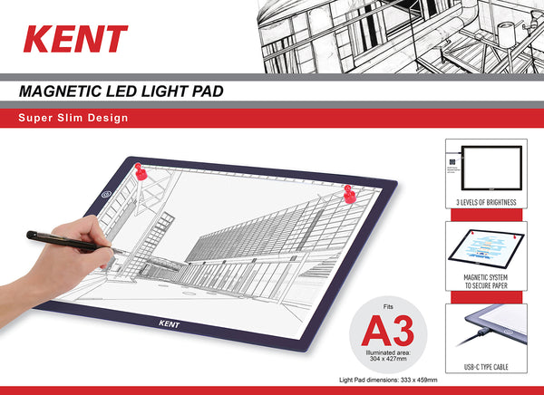 Kent LED Light Pad - A3 - Light box