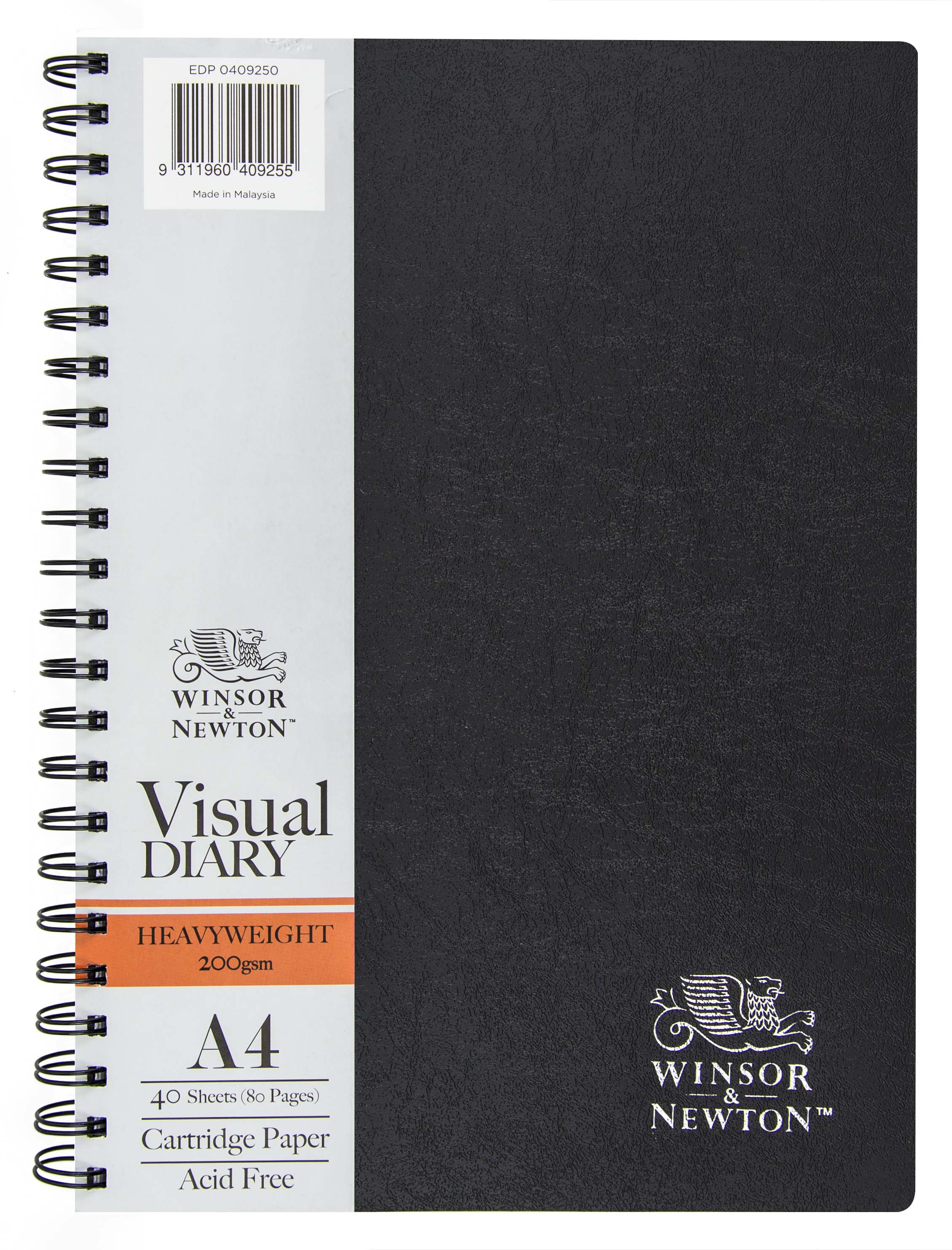 Wn Visual Design WN Visual Diary wire A4 - 200gsm – Seymour Art Supplies NZ