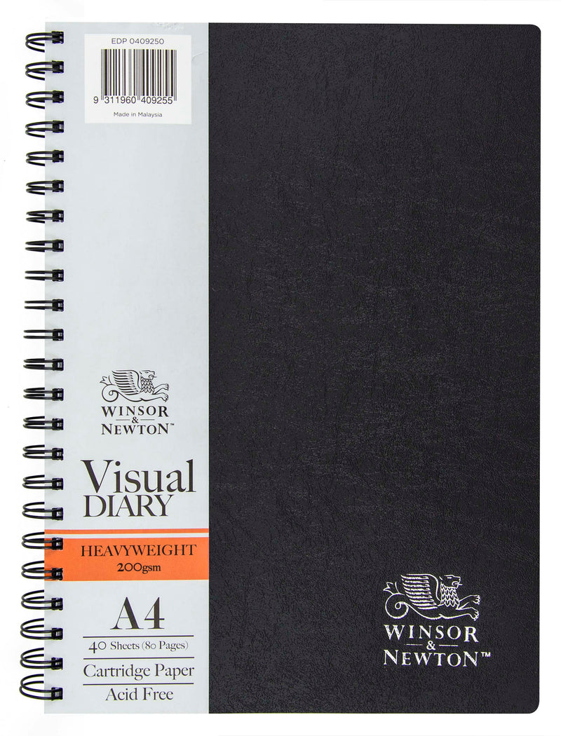 WN Visual Diary wire A4 - 200gsm (40 sheet, 80 pages) Heavyweight