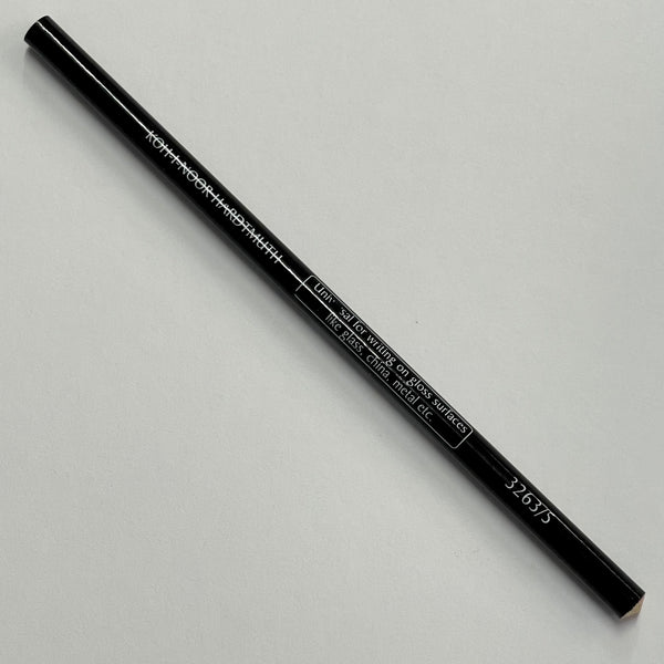 Grease pencil waterproof black