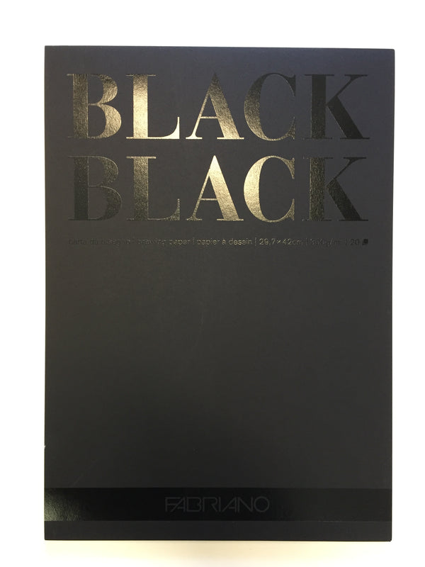 Fabriano Black, BLACK pad A4 - 300gsm