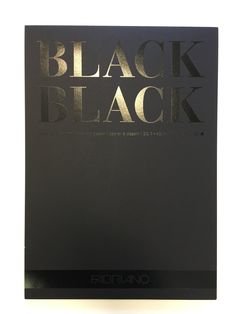 Fabriano Black, BLACK pad A4 - 300gsm