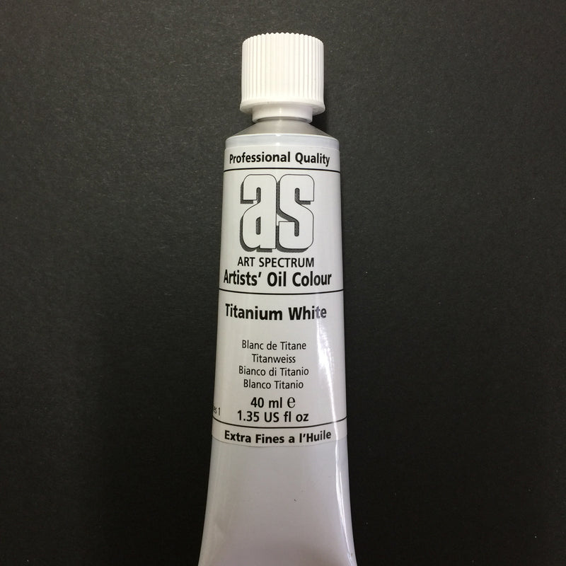 Art Spectrum Artist Oil Titanium White 40ml tube 