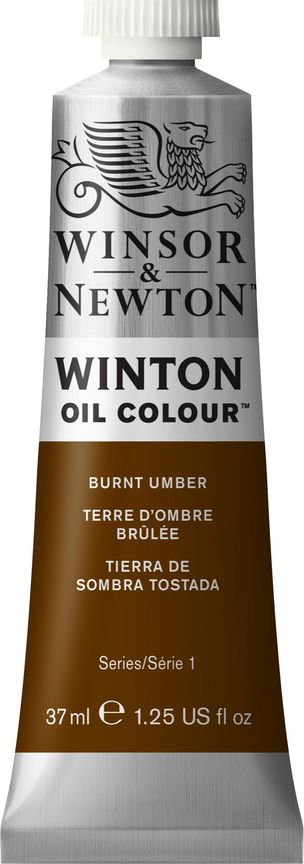 Winton Oil Colour Burnt Umber - 37ml tube