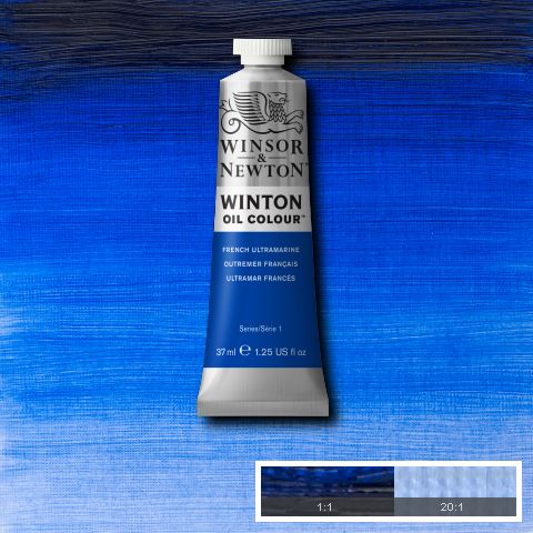 Winton Oil Colour French Ultramarine - 37ml tube