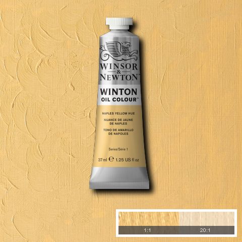 Winton Oil Colour Naples Yellow Hue - 37ml tube