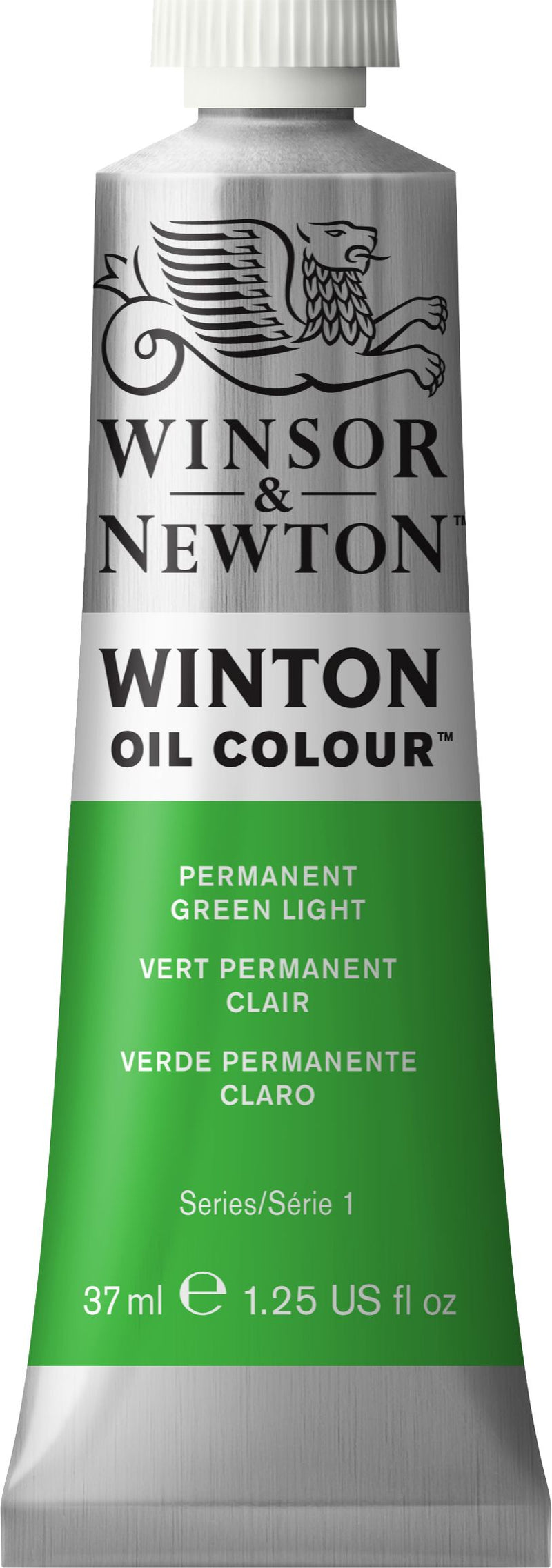 Winton Oil Colour Permanent Green Light - 37ml tube