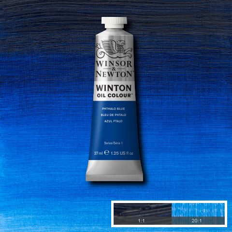 Winton Oil Colour Phthalo Blue - 37ml tube