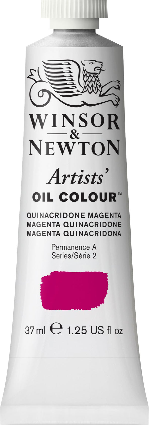 Winsor Newton Artist Oil Quinacridone (Quin) Magenta 545 - Series 2 - 37ml tube
