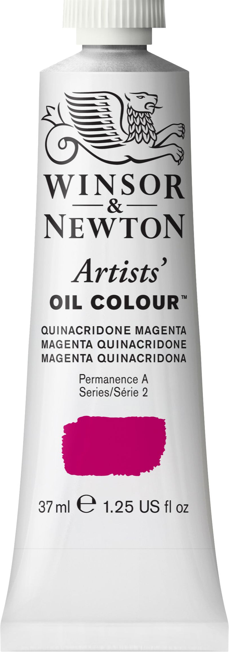 Winsor Newton Artist Oil Quinacridone (Quin) Magenta 545 - Series 2 - 37ml tube