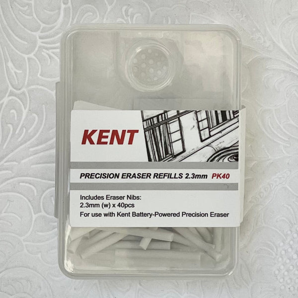 Kent Precision Eraser Refills 2.3mm (40pc)