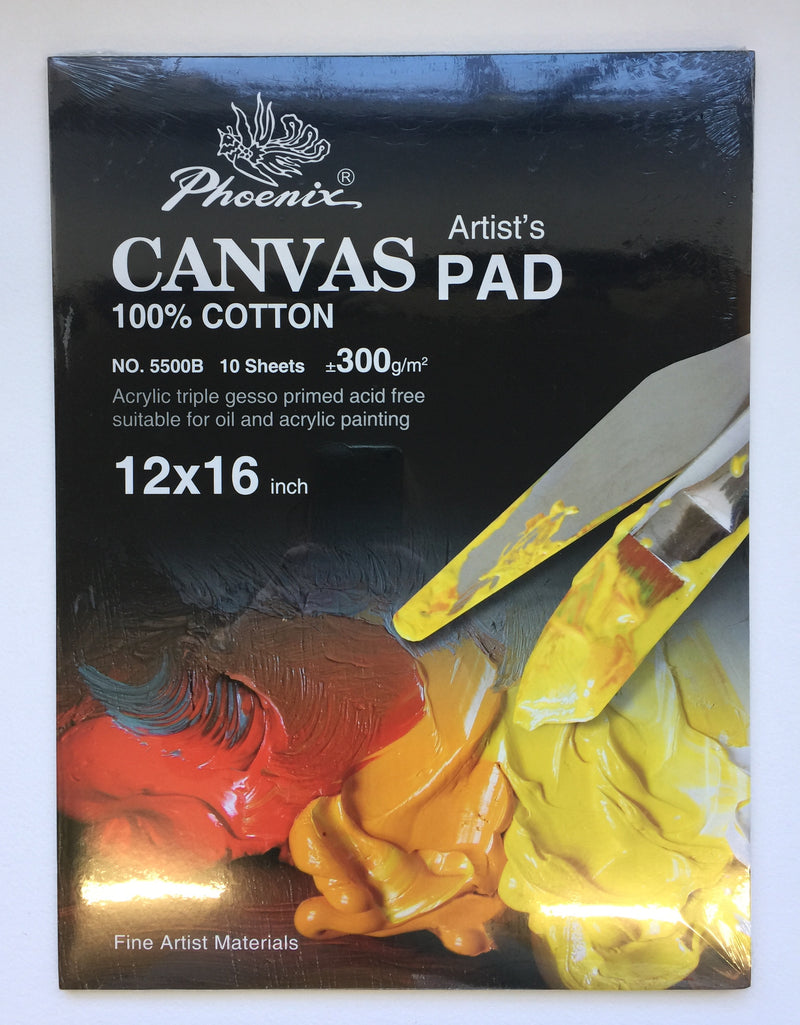 Phoenix Canvas Grain Pad 12x16 inch - 300gsm (10 sheets)