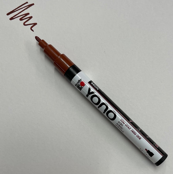 Marabu YONO 285 Brown (FINE) Acrylic Marker