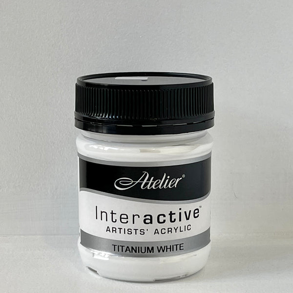 Atelier Interactive Artist Acrylic Titanium White - Series 1  - 250ml tub