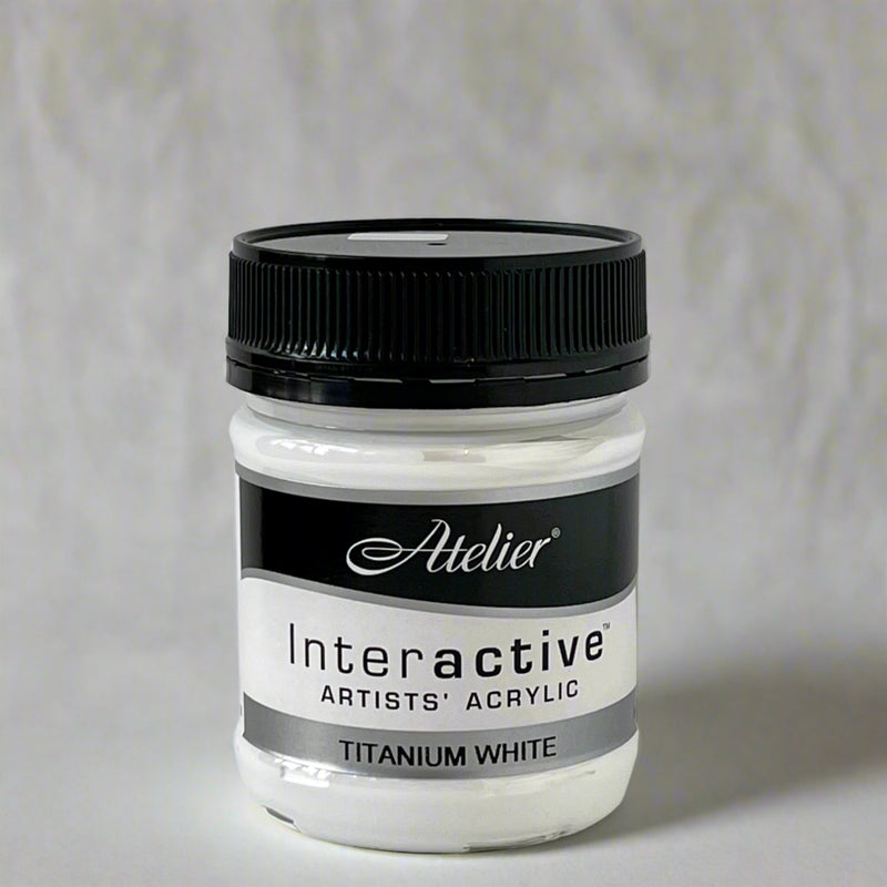 Atelier Interactive Artist Acrylic Titanium White - Series 1  - 250ml tub