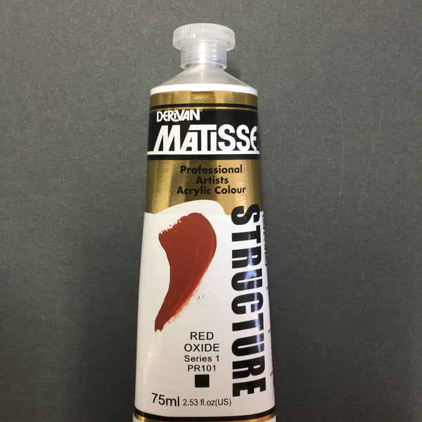 Matisse Structure Red Oxide 75ml tube 