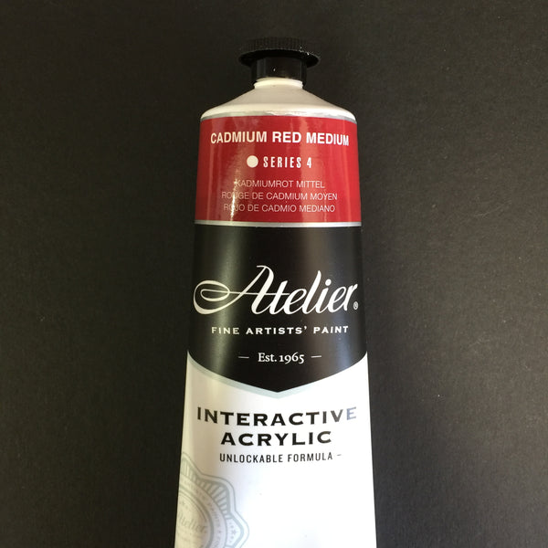 Atelier Interactive Artist Acrylic - Cadmium Red Medium - 80ml tube 