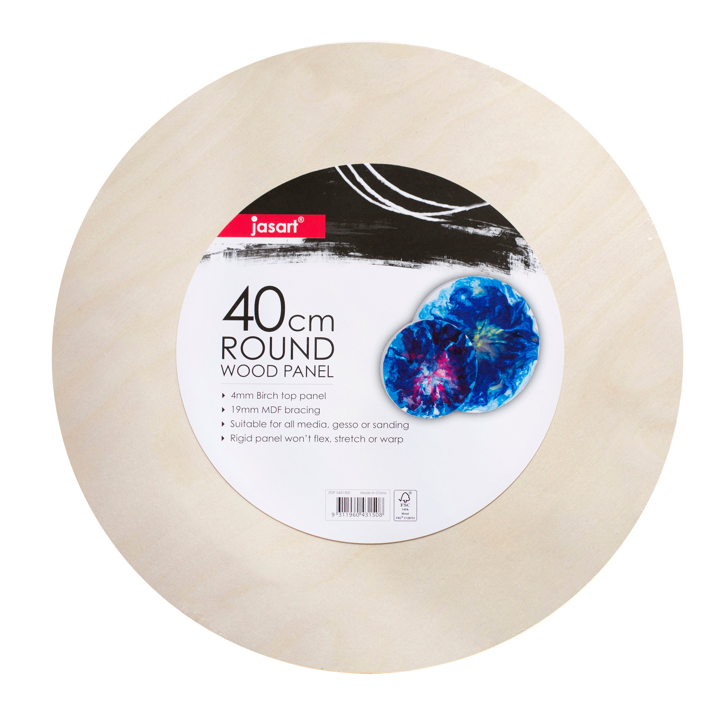 40cm - Round Artist Panel – Seymour Art Supplies NZ