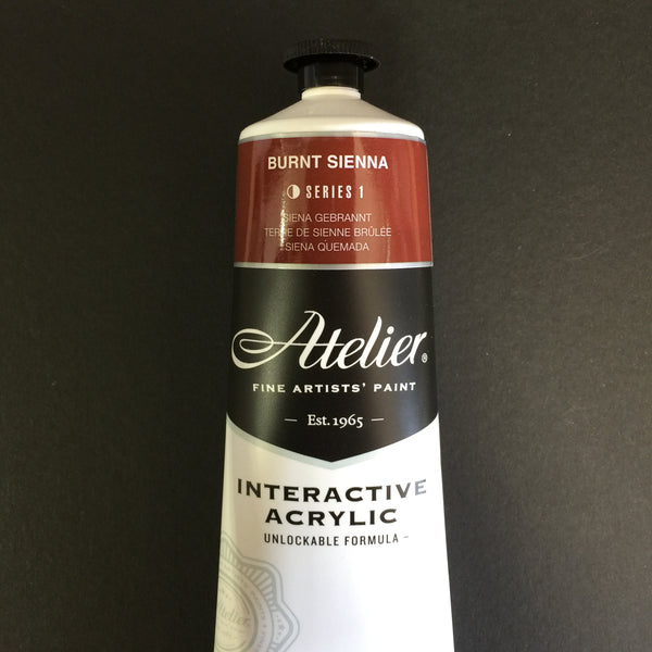 Atelier Interactive Artist Acrylic - Burnt Sienna - 80ml tube 