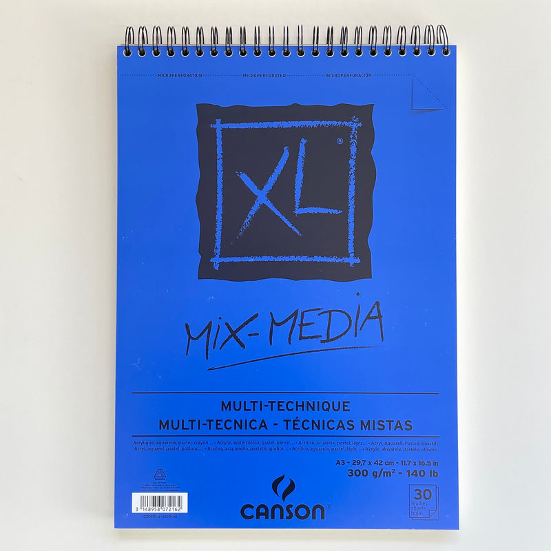 Canson XL Mix Media Pad A3 - 300gsm - 30 sheet 