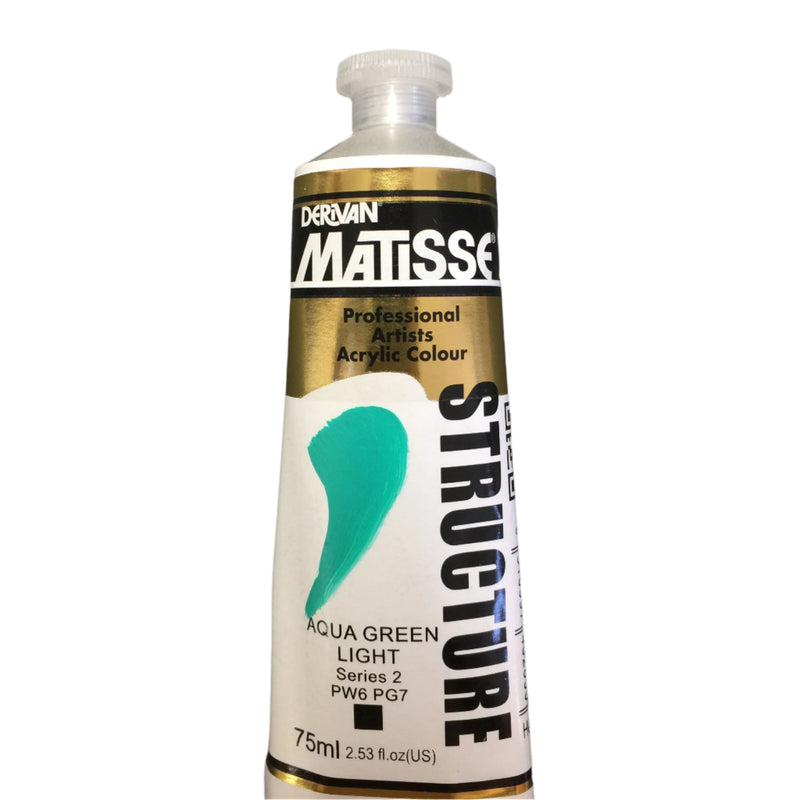 Matisse Structure Aqua Green Light 75ml tube 