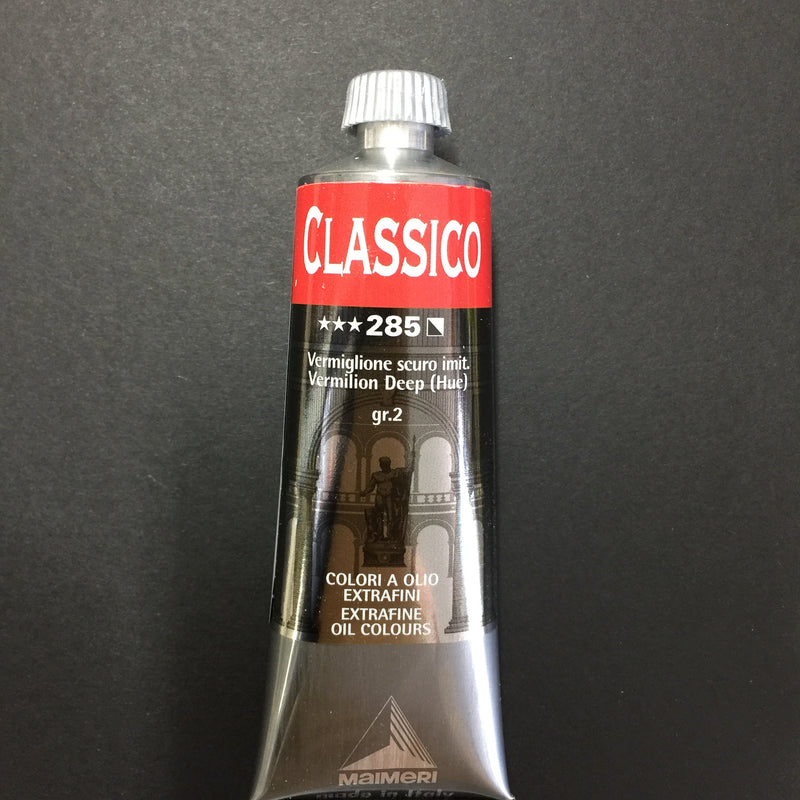Maimeri Classico Oil Vermillion Deep (Hue) - 60ml tube 