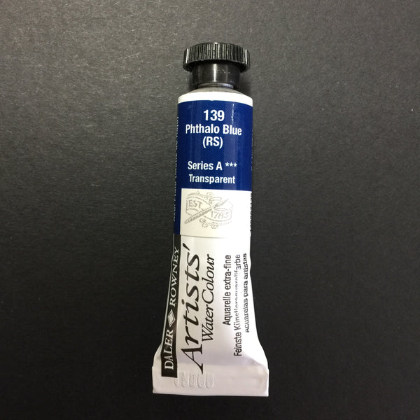 Daler-Rowney Artist Watercolour - Phthalo Blue (Red Shade) 139 - 5ml tube 