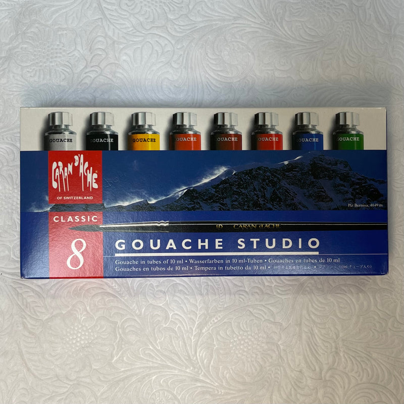 Caren Dache Gouache Studio Set (8 x 10ml tubes)