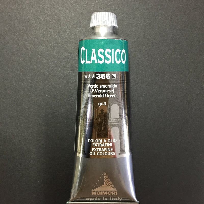 Maimeri Classico Oil Emerald Green - 60ml tube 