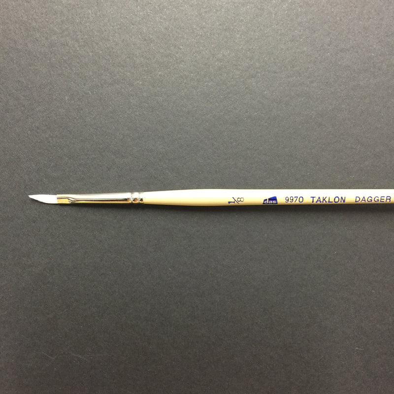 9970 Taklon Dagger Brush - #1/8 inch