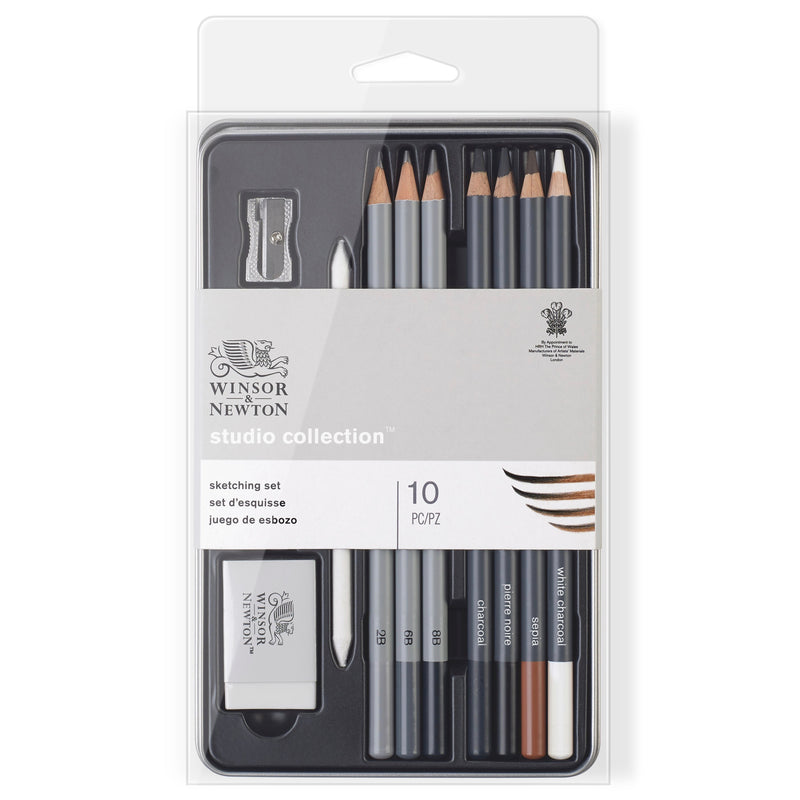Winsor Newton: Sketching Pencils tin of 10