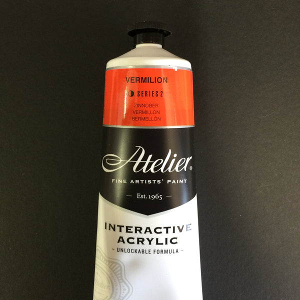 Atelier Interactive Artist Acrylic - Vermilion - 80ml tube 