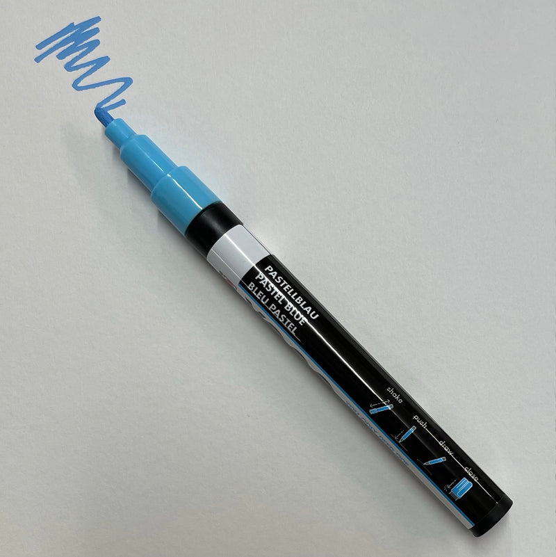 Marabu YONO 256 Jean Blue (Pastel Blue) (FINE) Acrylic Marker