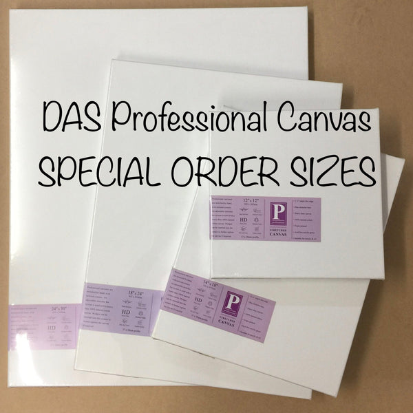 DAS Professional Stretched Canvas - SPECIAL ORDER SIZES