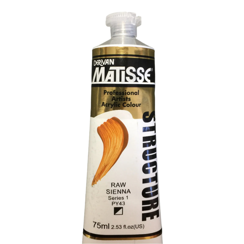 Matisse Structure Raw Sienna 75ml tube 