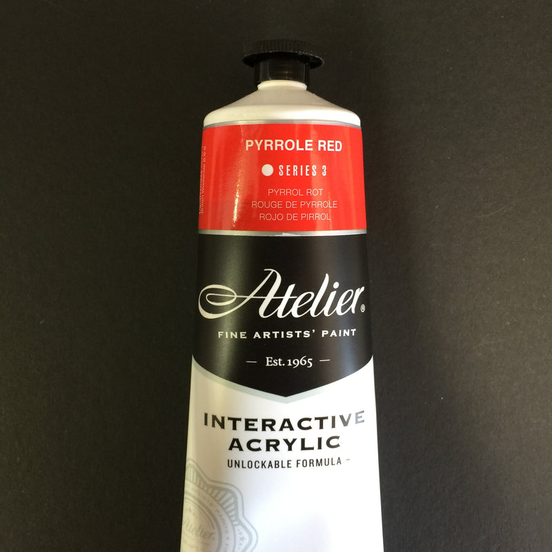 Atelier Interactive Artist Acrylic - Pyrrole Red - 80ml tube 