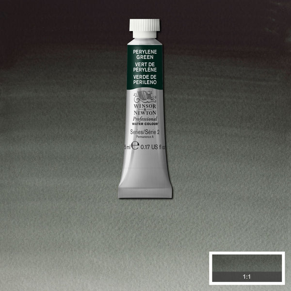 Winsor & Newton Professional Watercolour Perylene Green - Series 2 - 5ml tube (460)