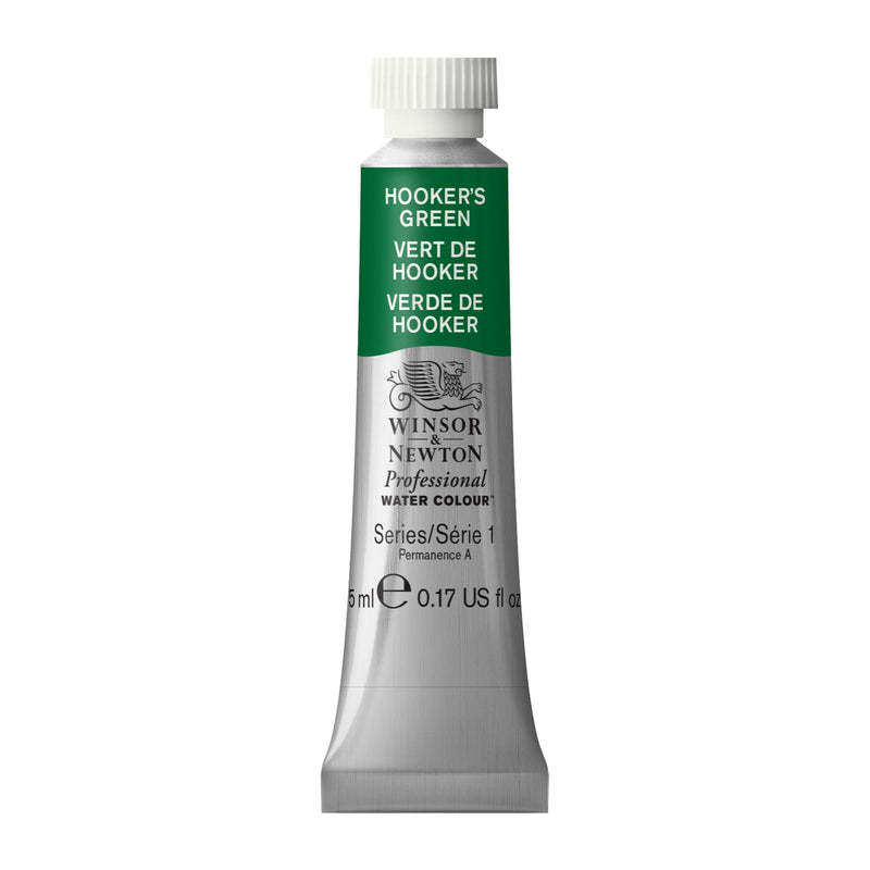 Winsor & Newton Professional Watercolour Hookers Green -Series 1 - 5ml tube (311)