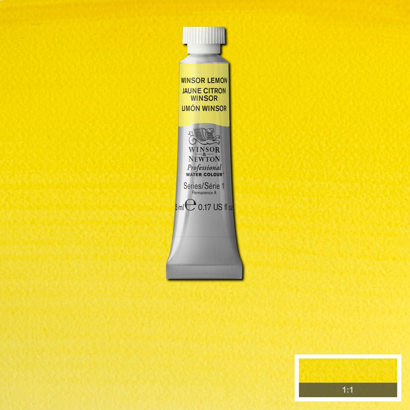 Winsor & Newton Professional Watercolour Winsor Lemon - Series 1 - 5ml tube (722)