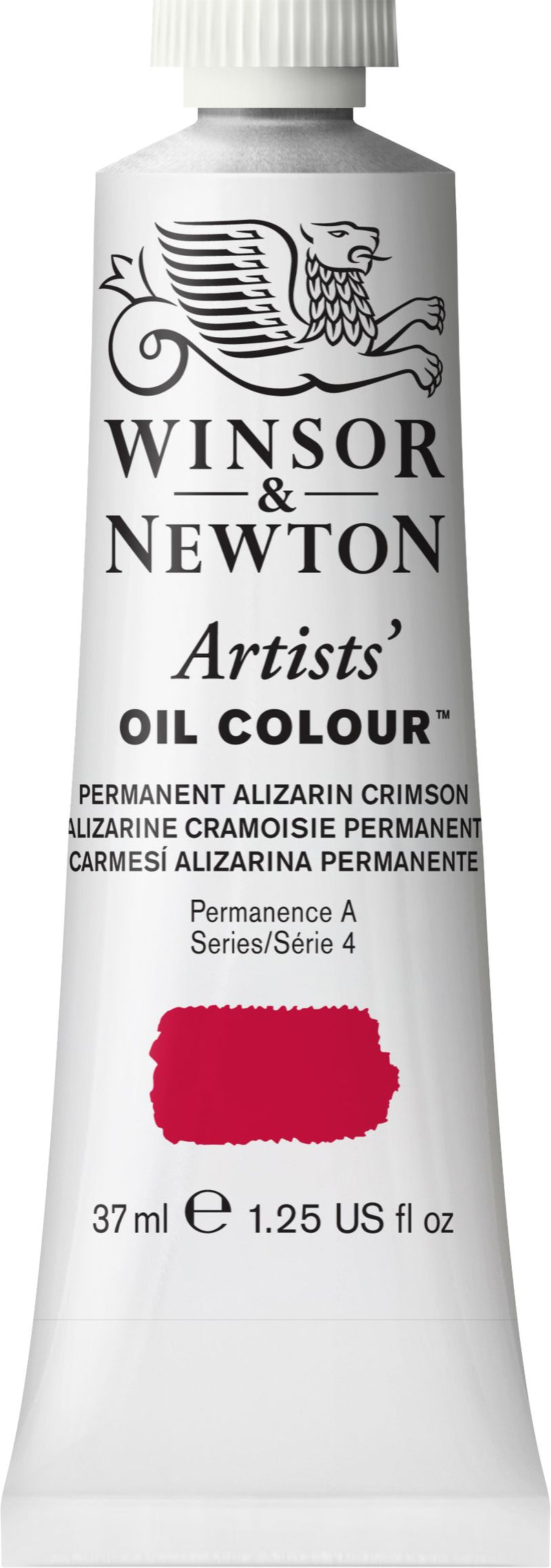 Winsor Newton Artist Oil Permanent Alizarin Crimson 468 - Series 4 - 37ml tube