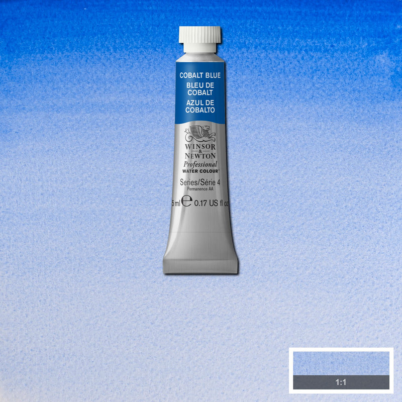 Winsor & Newton Professional Watercolour Cobalt Blue - Series 4 - 5ml tube (178)