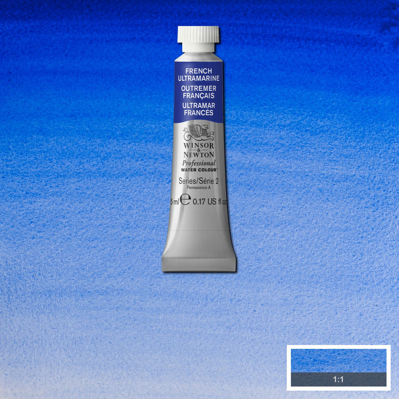 Winsor & Newton Professional Watercolour French Ultramarine - Series 2 - 5ml tube (263)